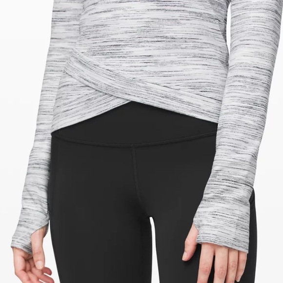 Lululemon Close to Crossing LS Rulu sz medium LW3CEJS - Picture 3 of 11
